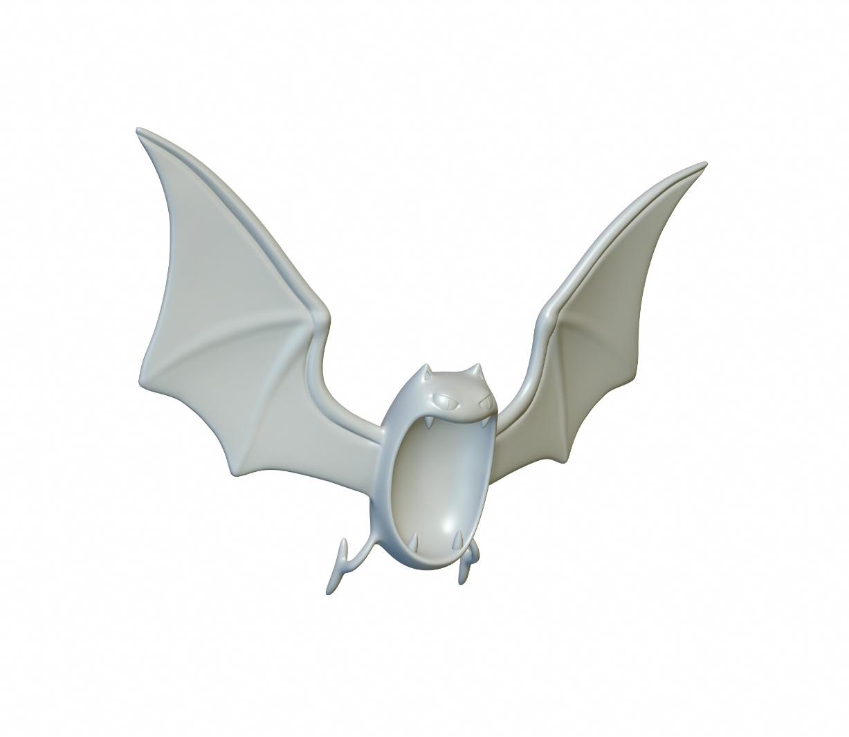 Pokemon Golbat #42 - Optimized for 3D Printing 3d model
