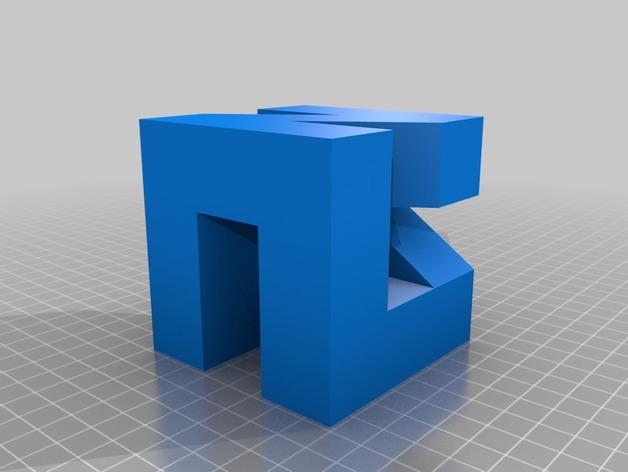 3D Neocrisis Logo 3d model