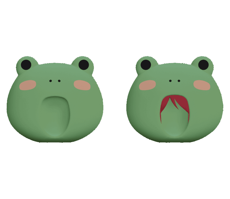 Frog Head 3d model