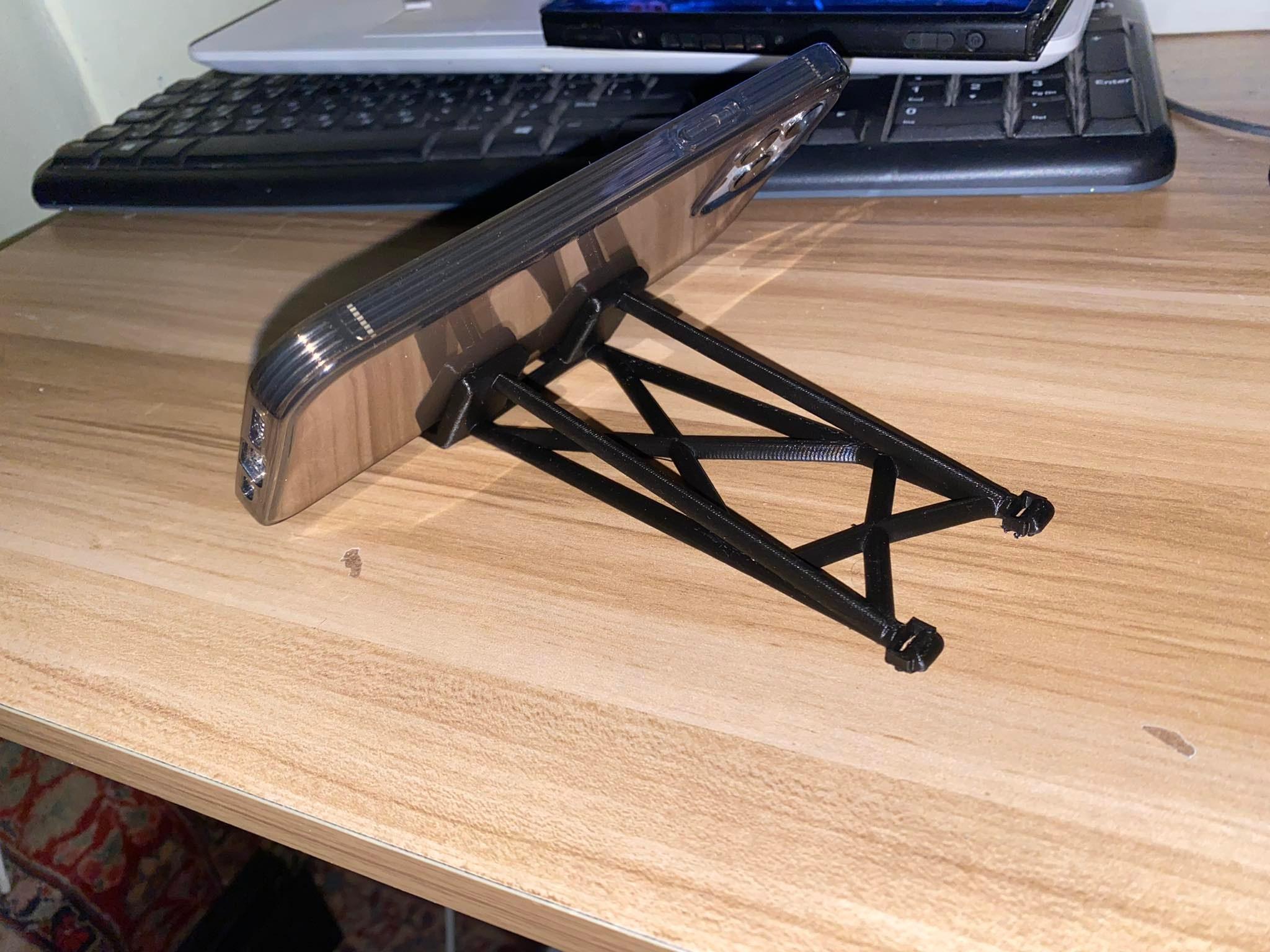 Wheelie Bar Phone Stand 3d model
