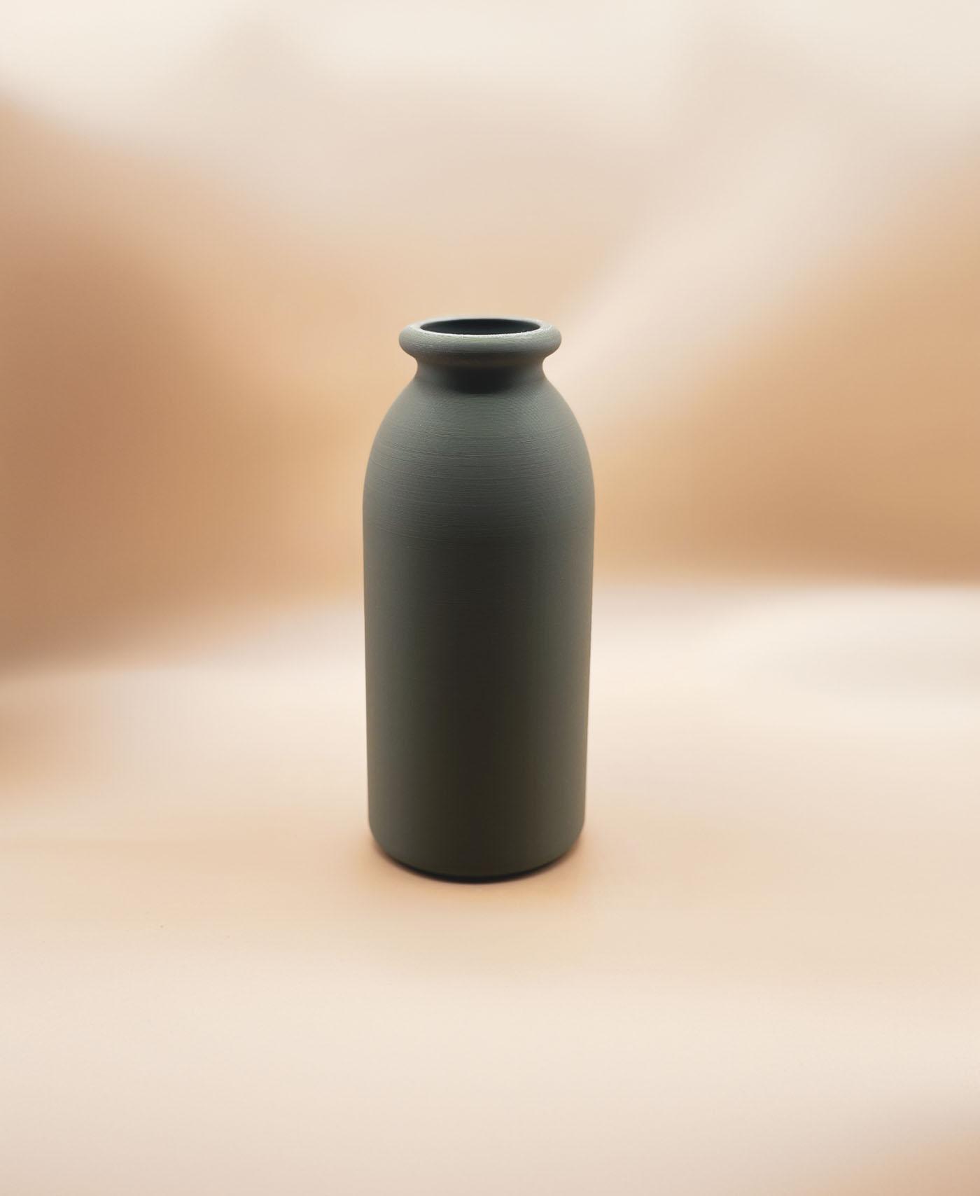 Milk Bottle Vase - Three Sizes 3d model