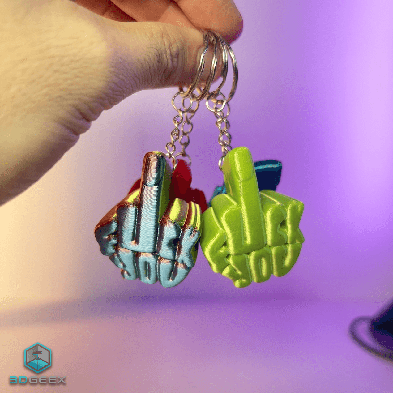 F**k You Keychains 3d model