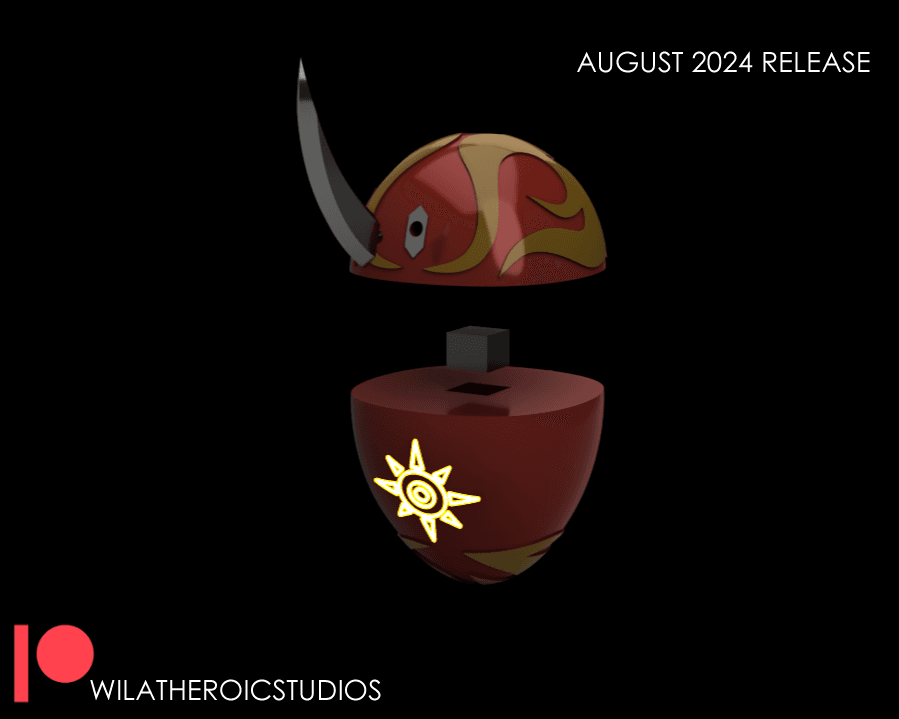 Digi Egg of Courage Prop 3d model