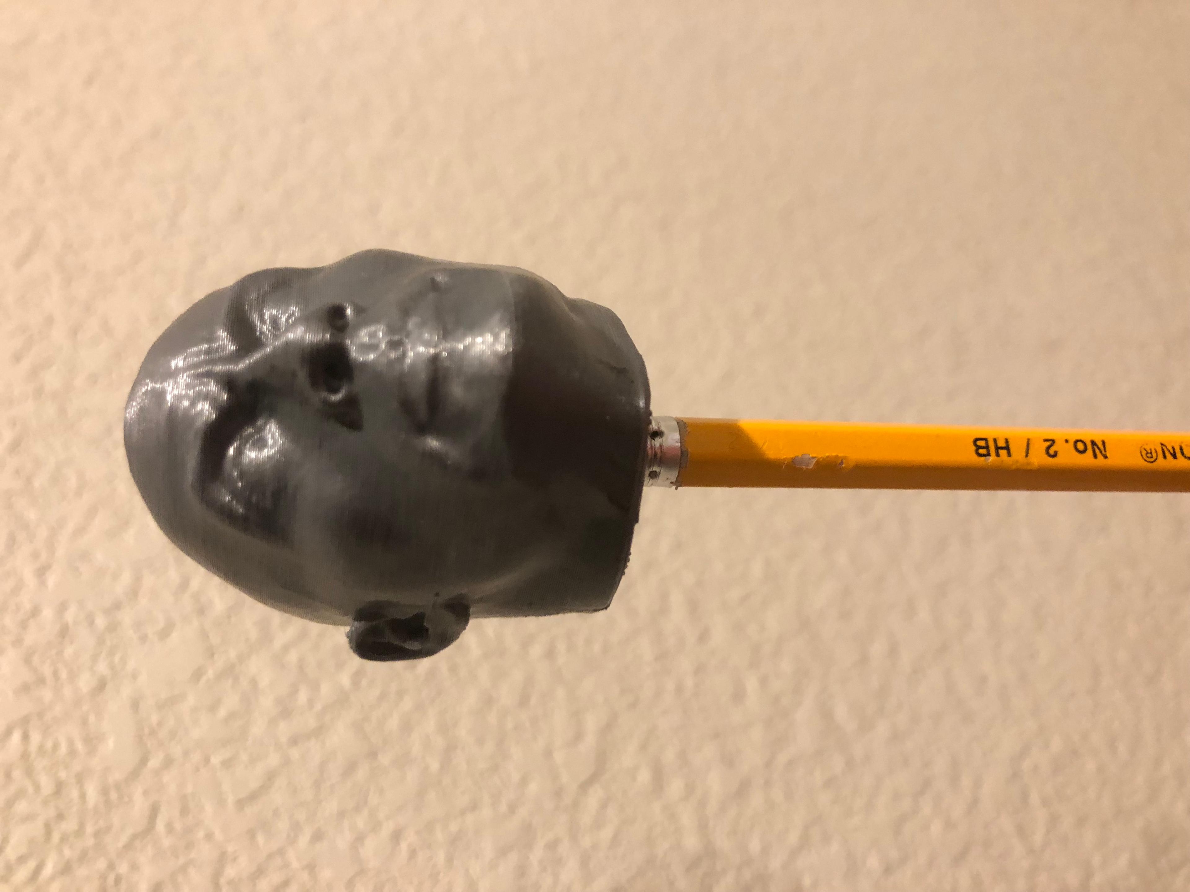 The Rock Pencil Topper 3d model