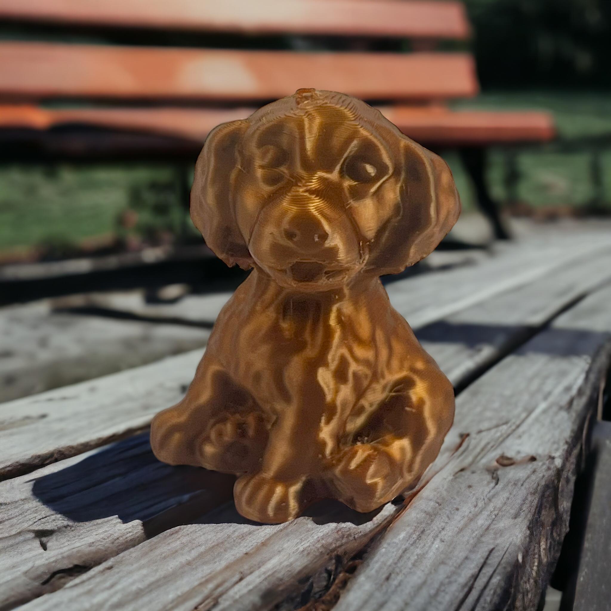 micro dog baby golden retriever 3d model