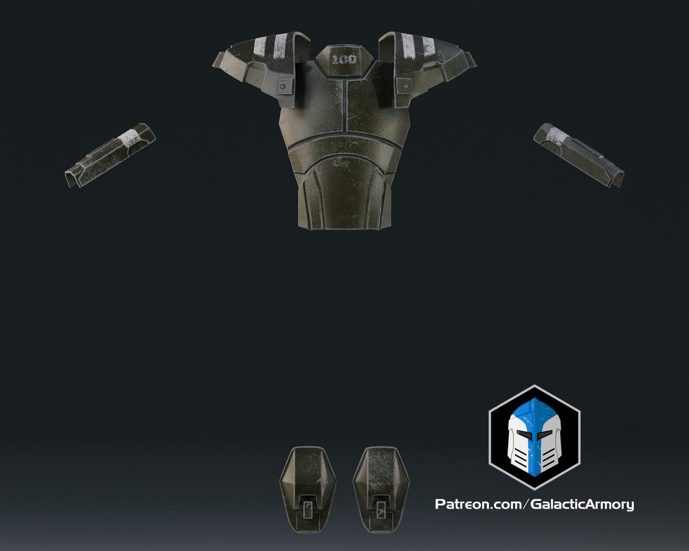 Fallout NCR Ranger Armor - 3D Print Files 3d model