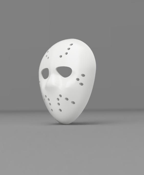 Jason Mask - HalloweenWearable 3d model