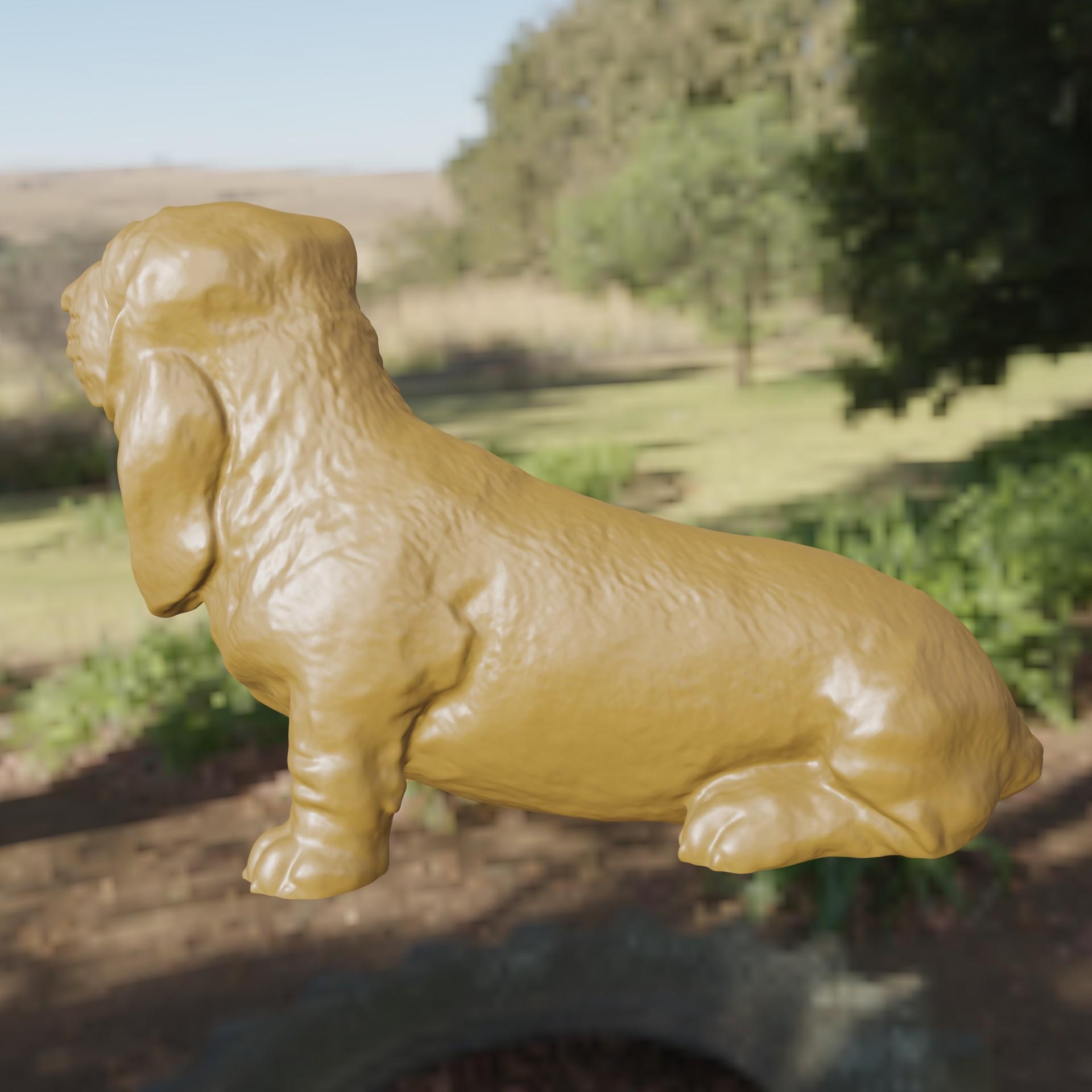 Basset hound 3d model