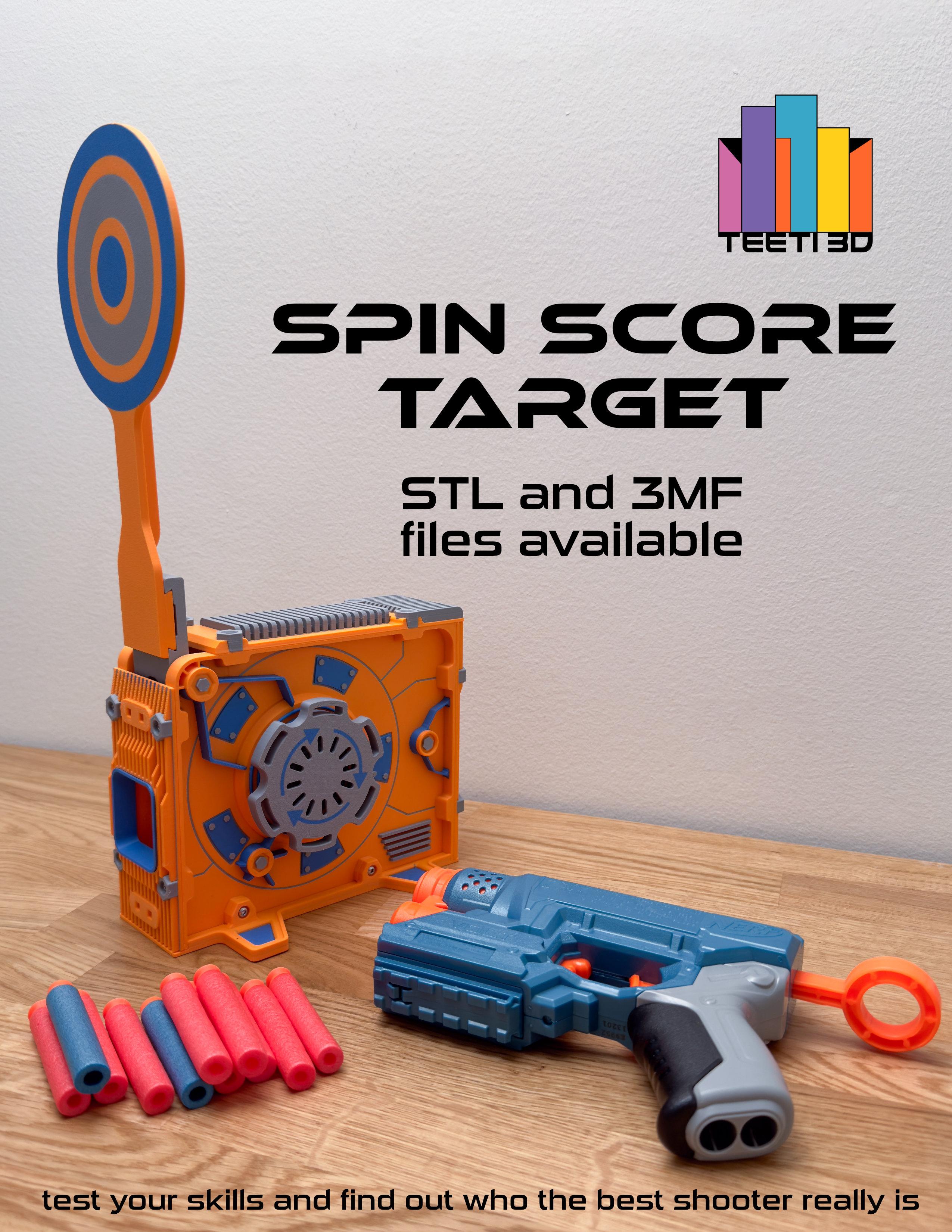 Spin Score Target 3d model