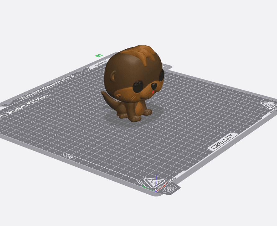 Funko Pop Style Otter Mesh Mayhem 3d model