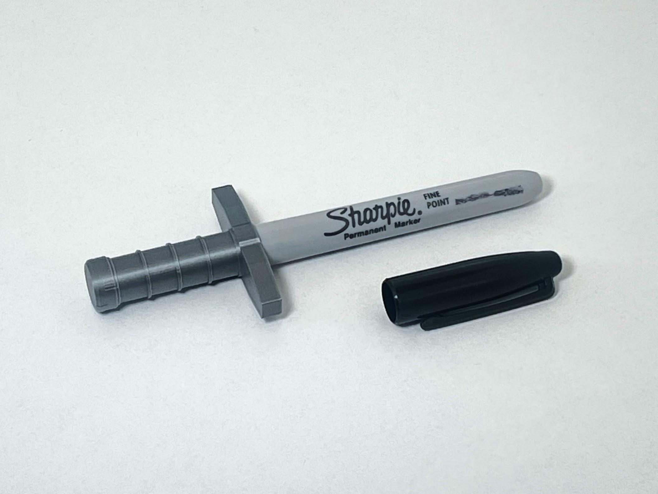 Sharpie Sword Cap 3d model