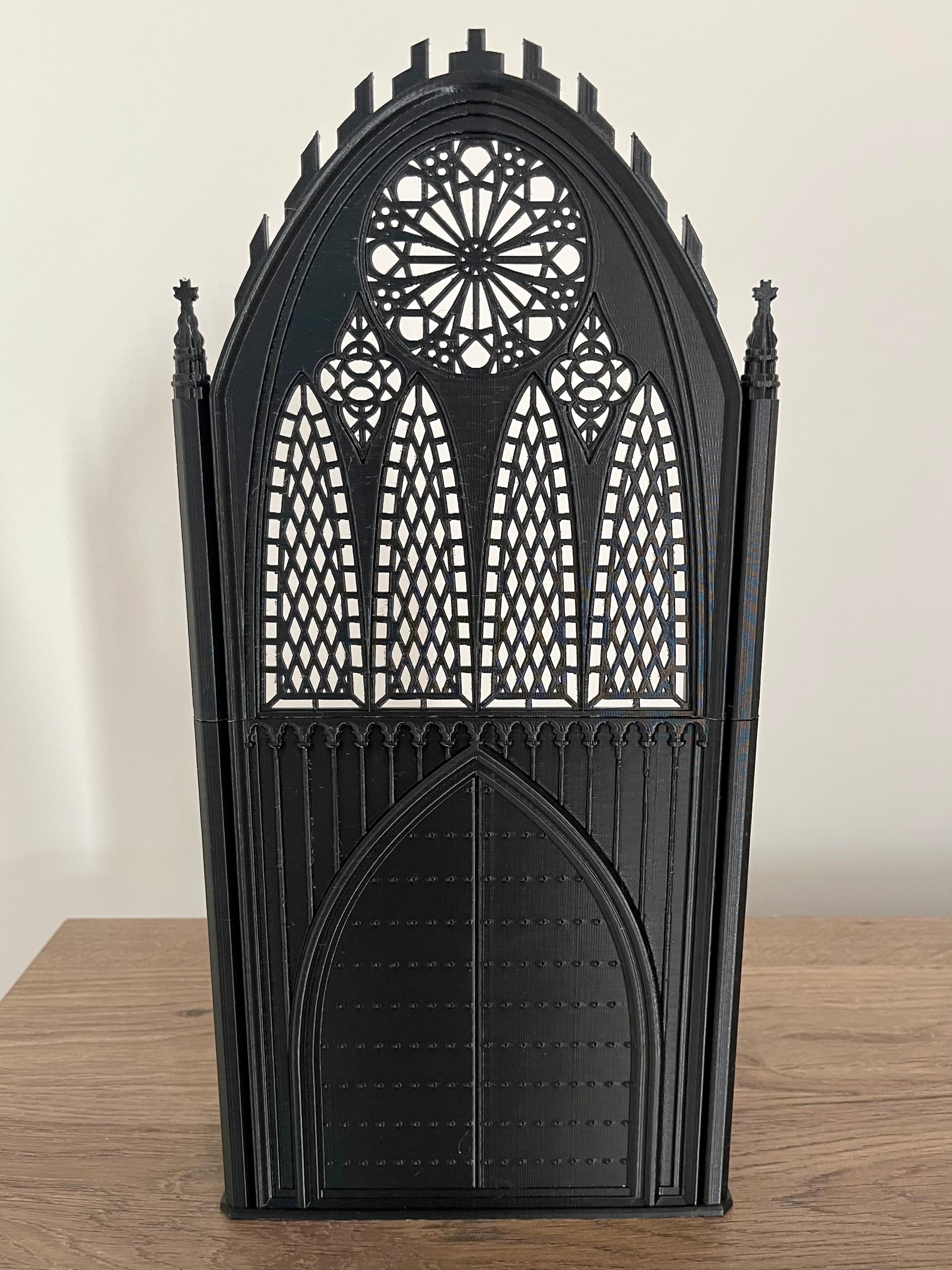 Gothic Cathedral Necklace Display 3d model