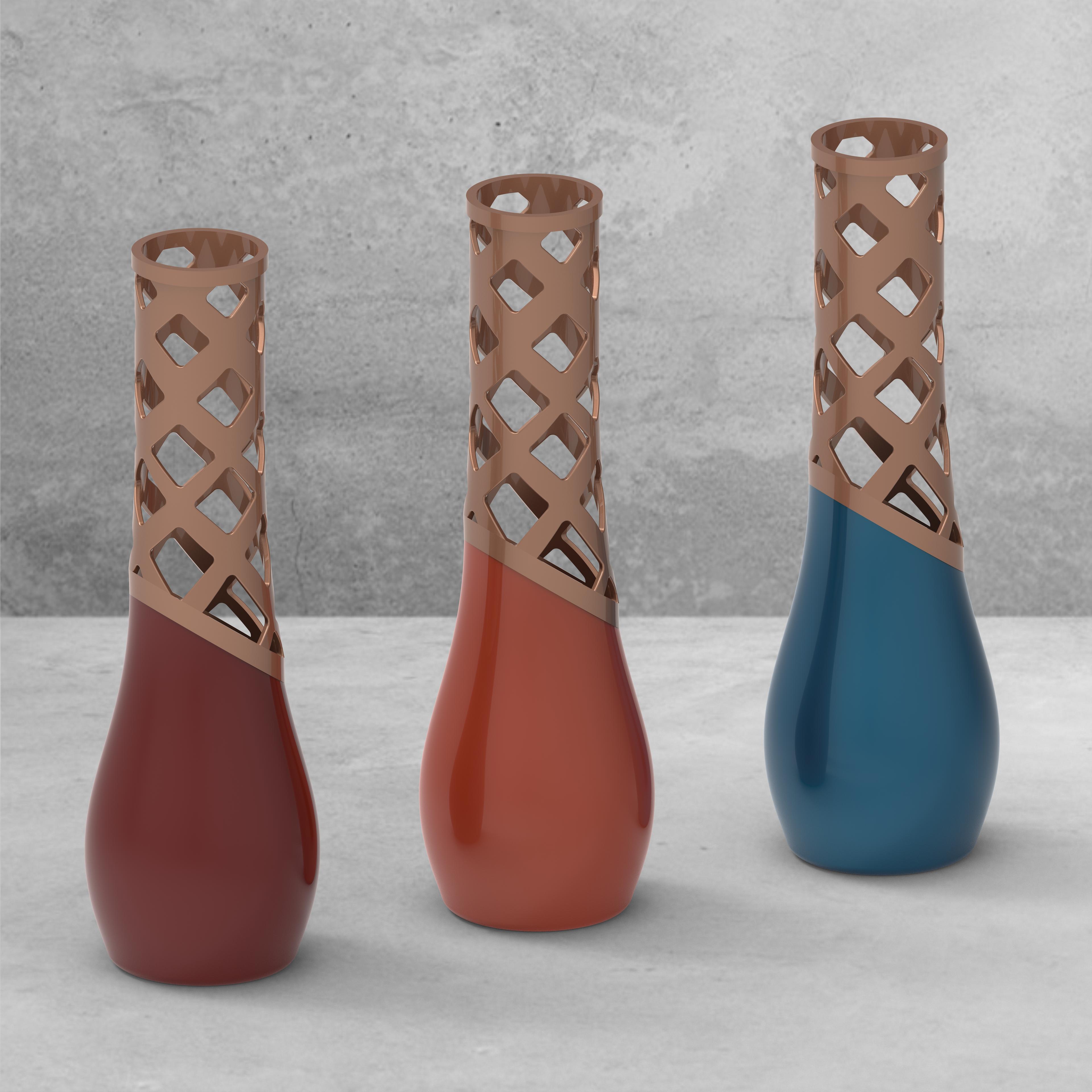 Dual 3d printable Vase  3d model