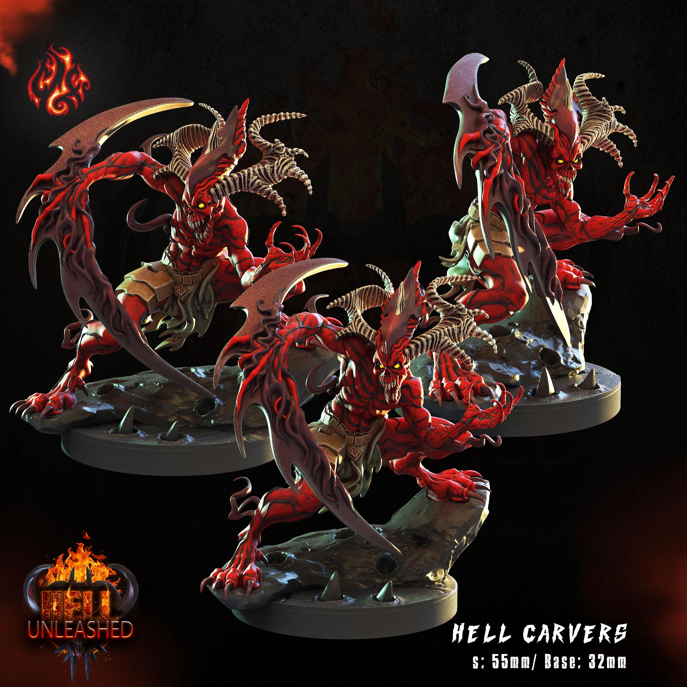 Hell Carvers 3d model