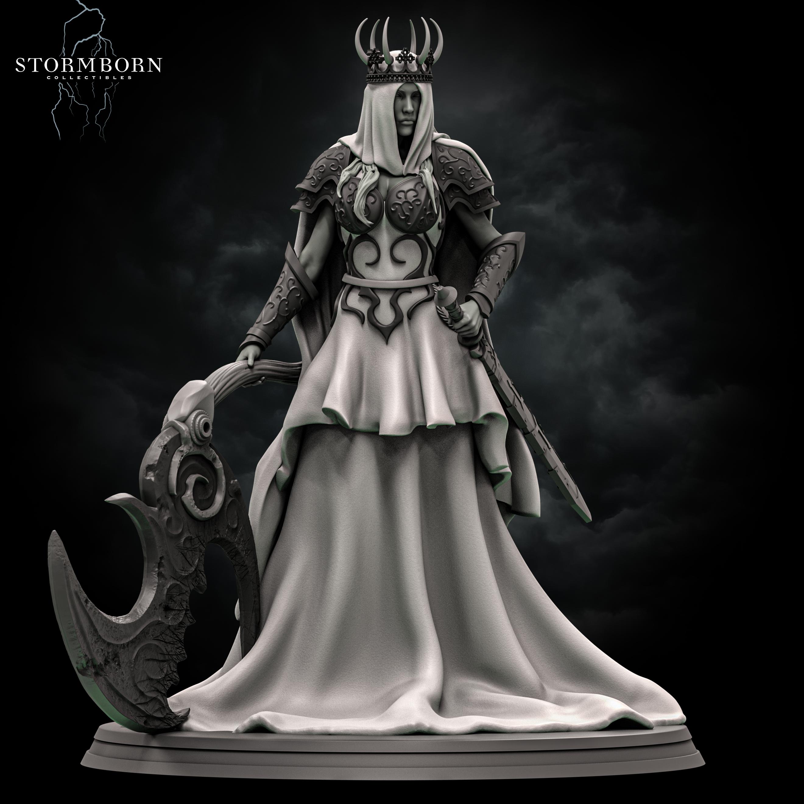 (32mm) Luna, Princess of Ash 3d model