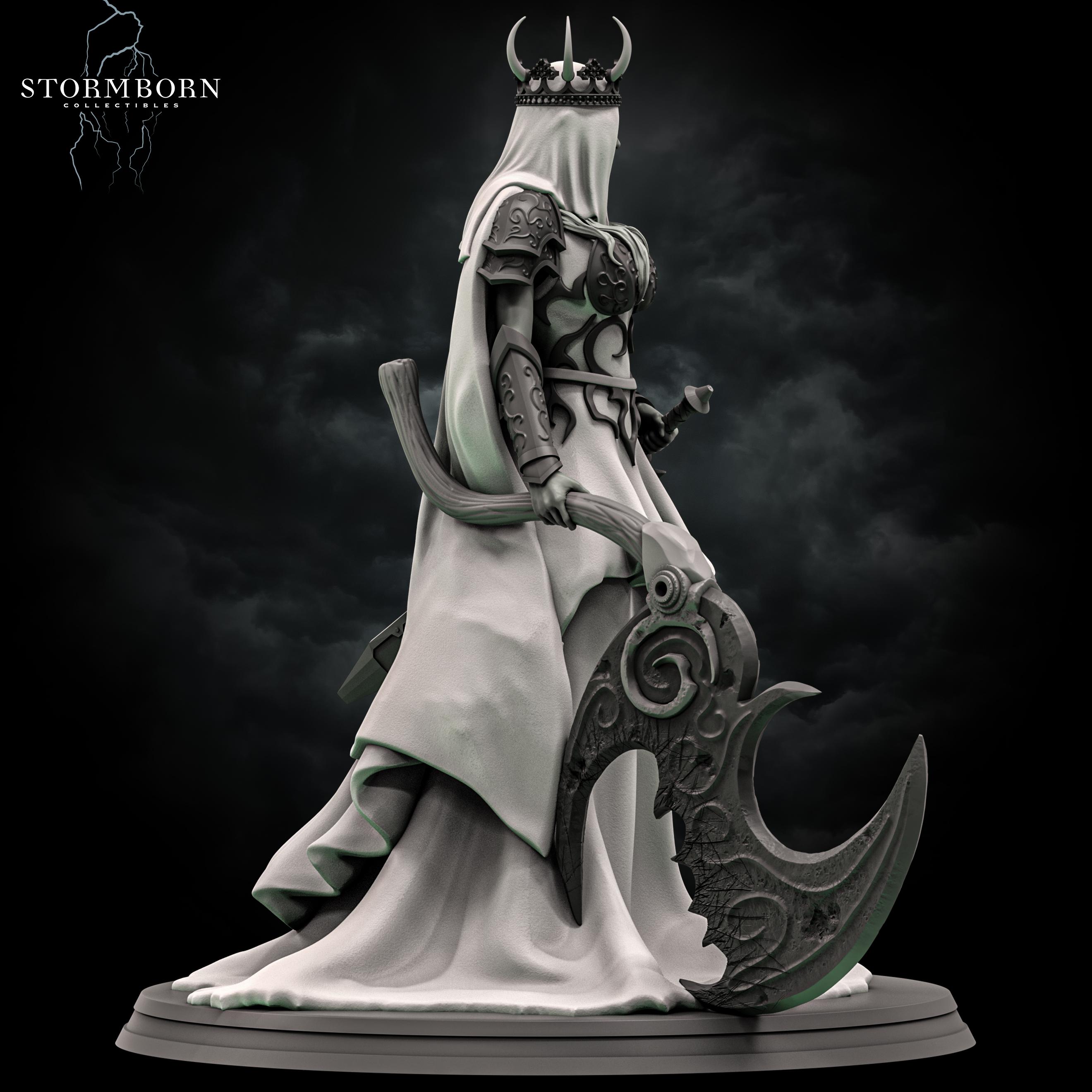 (32mm) Luna, Princess of Ash 3d model