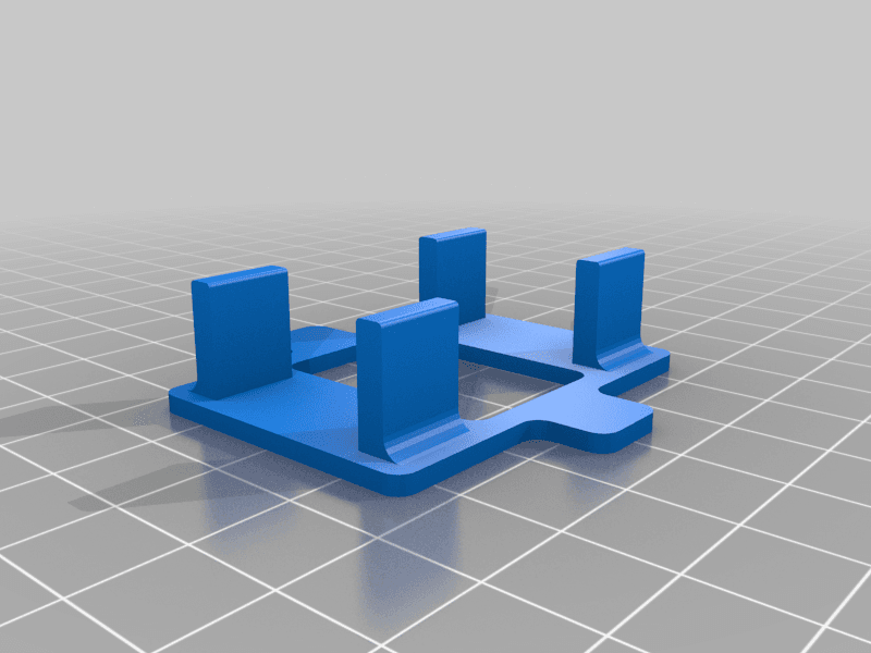 Deck of Cards Stand (20mm depth) 3d model