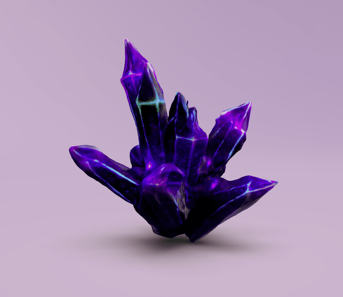 Crystal 3d model