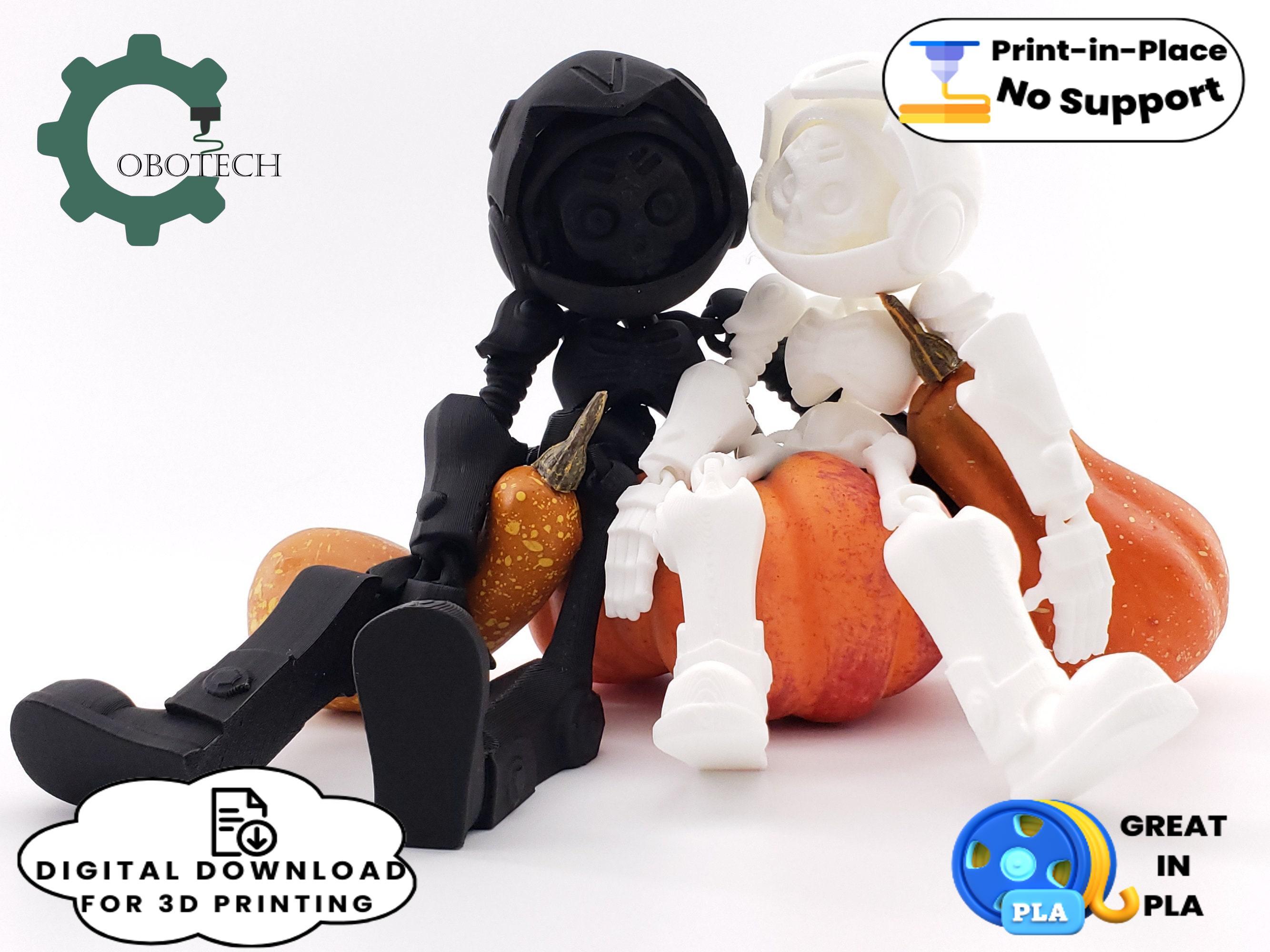 Cobotech Articulated Robo Skeleton 3d model