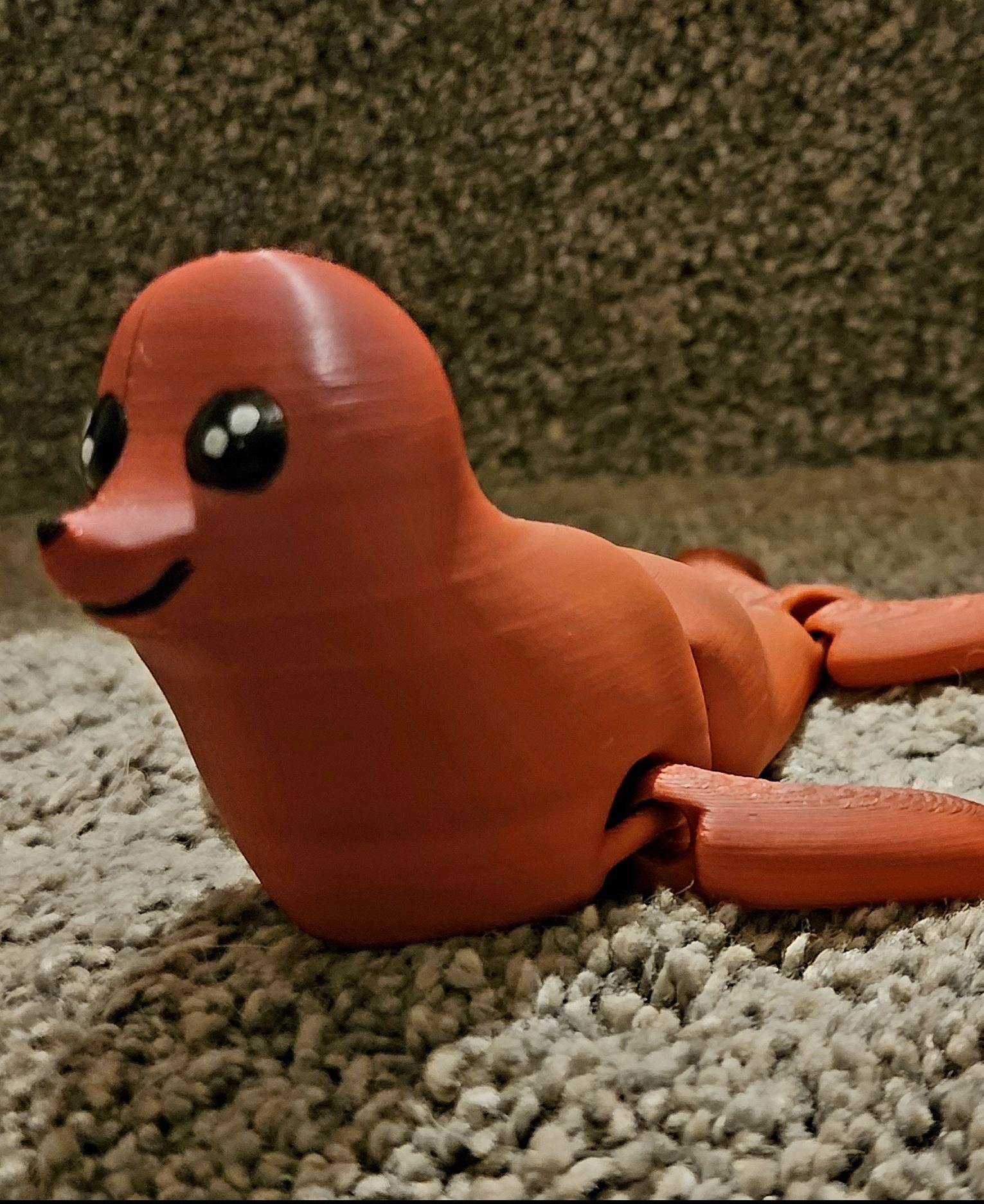 Flexi Baby Sea Lion - Very cute print - 3d model
