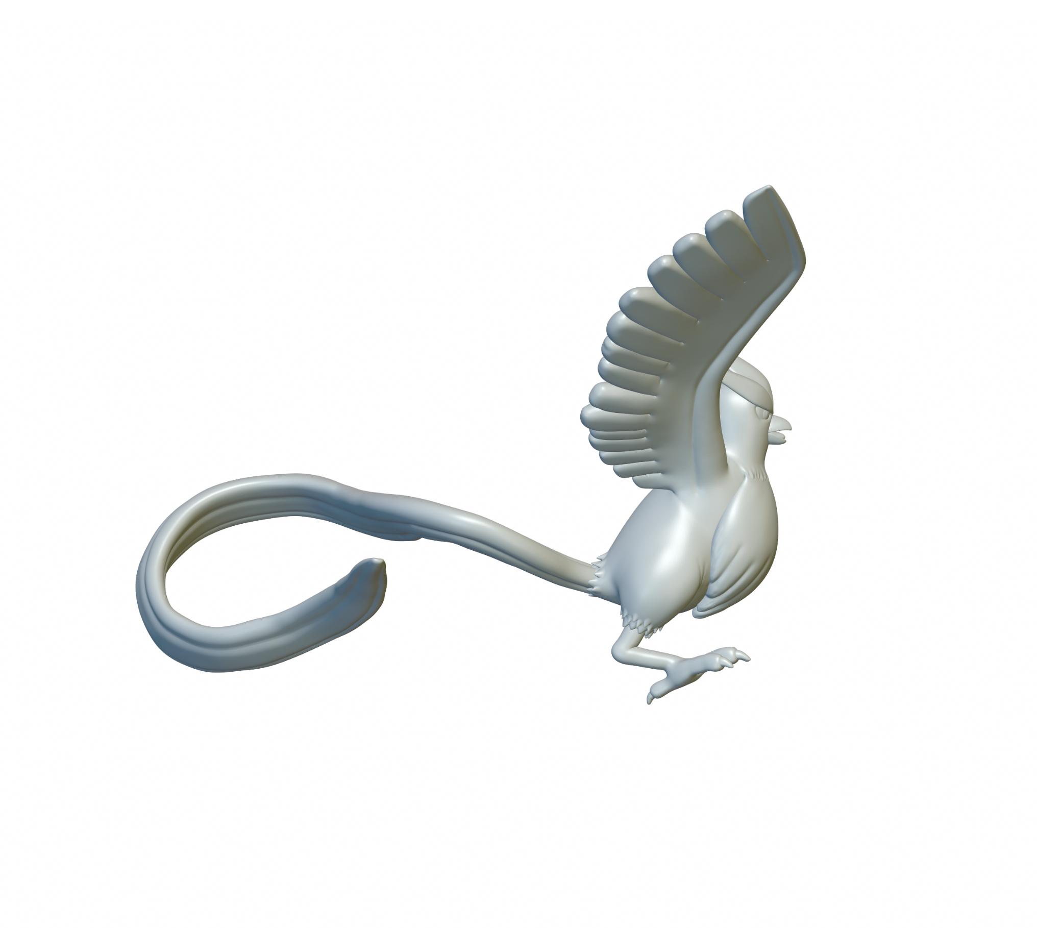 Pokemon Articuno #144 - Optimized for 3D Printing 3d model