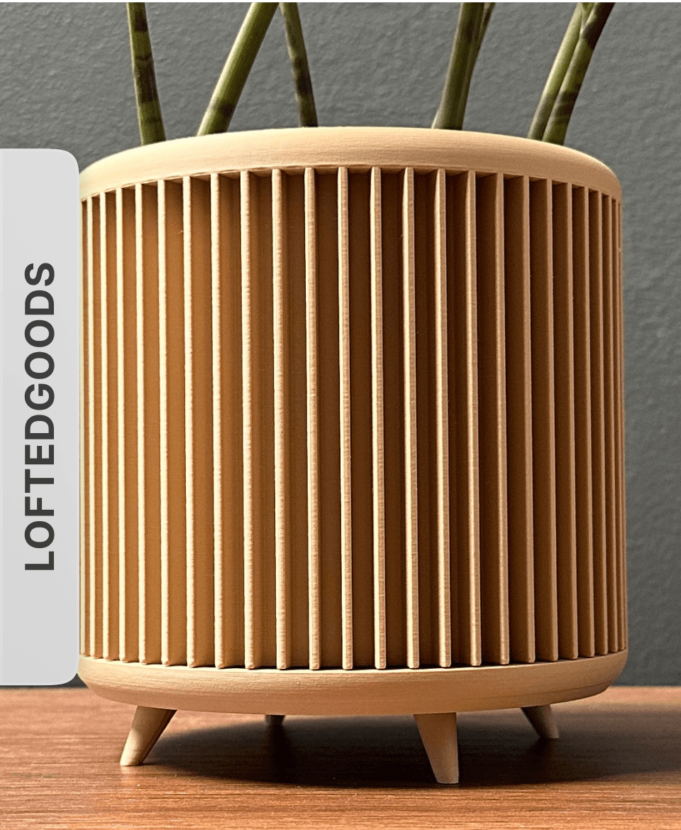The Nelson - Planter with Legs by LoftedGoods 3d model