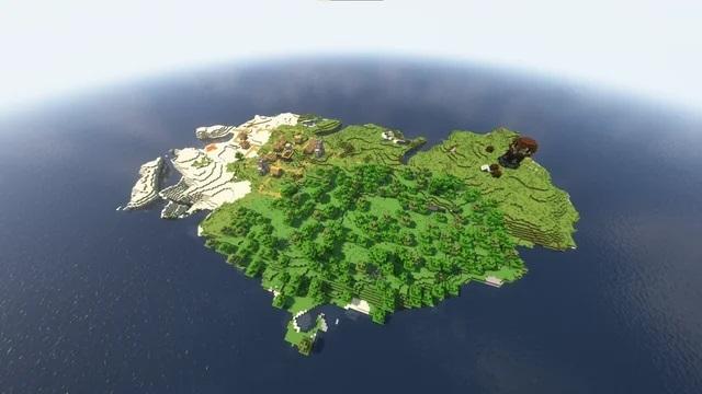 Minecraft Flower  Island 3d model