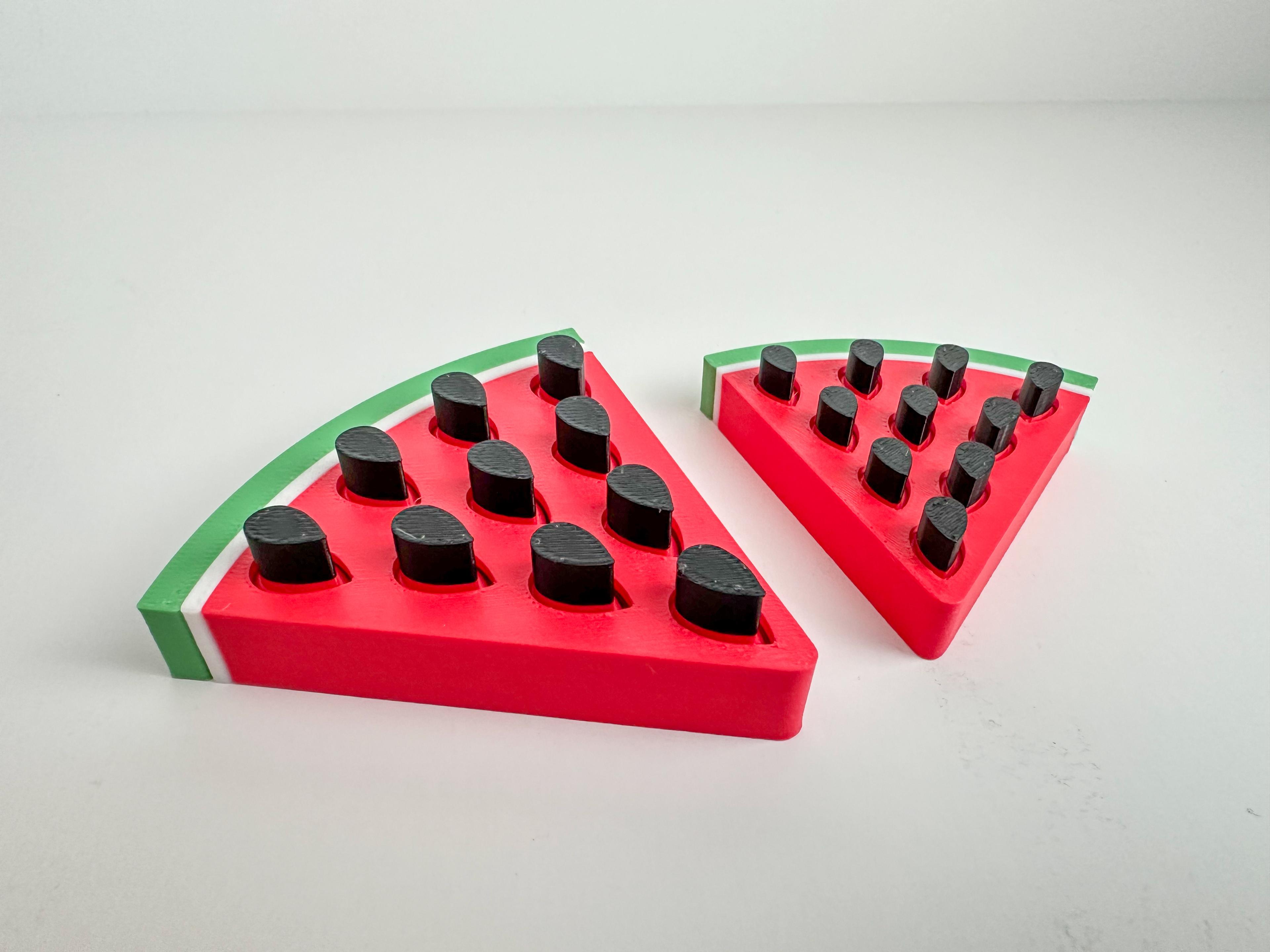 Watermelon Wedge Fidget 3d model