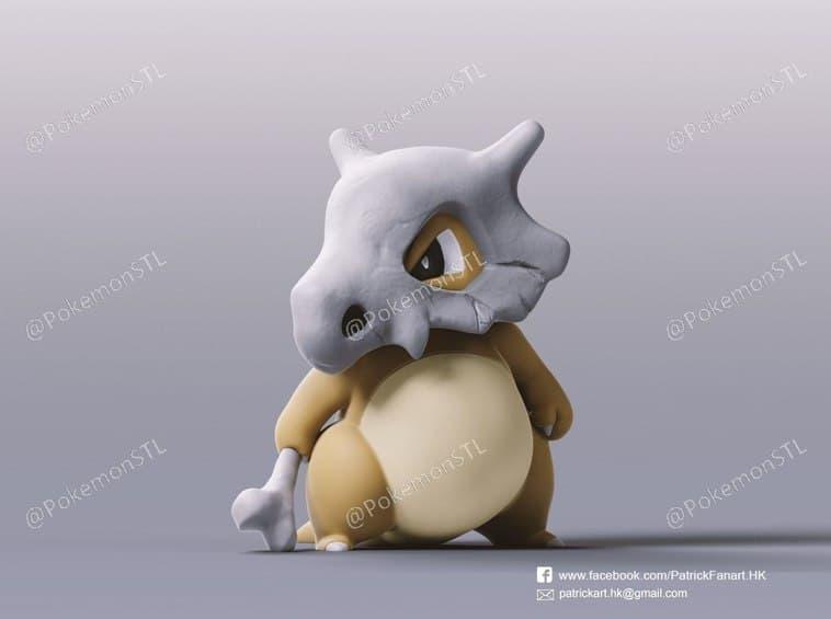 Cubone Pokemon 3d model