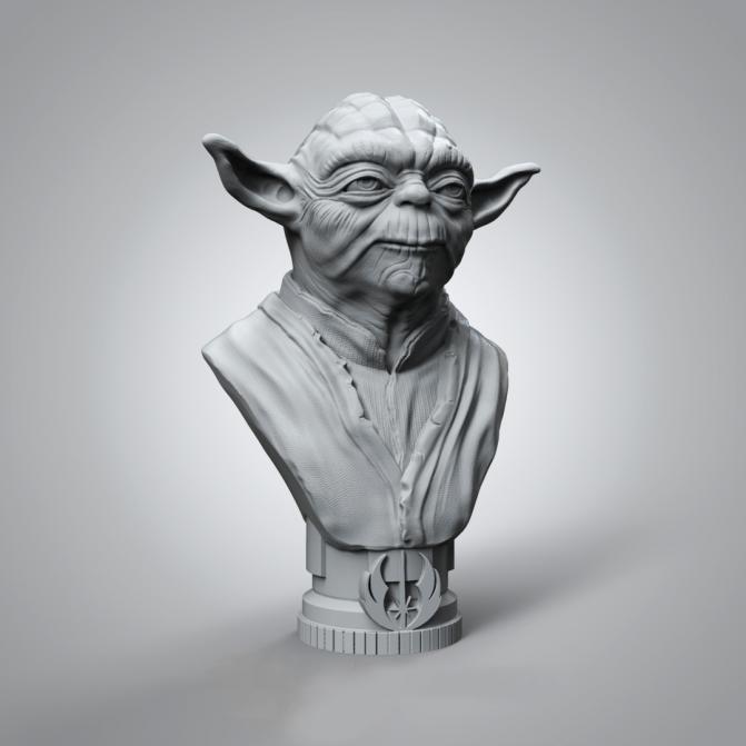 Yoda Bust (Pre 3d model