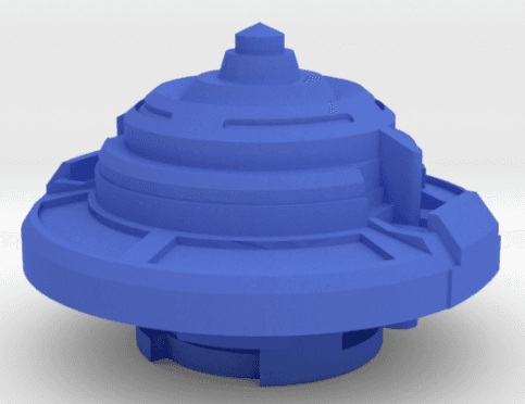 BEYBLADE SHIELD DRANZER | COMPLETE | CCG SERIES 3d model