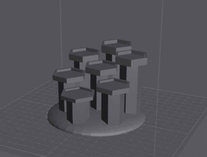 Dice Display Stand 3d model