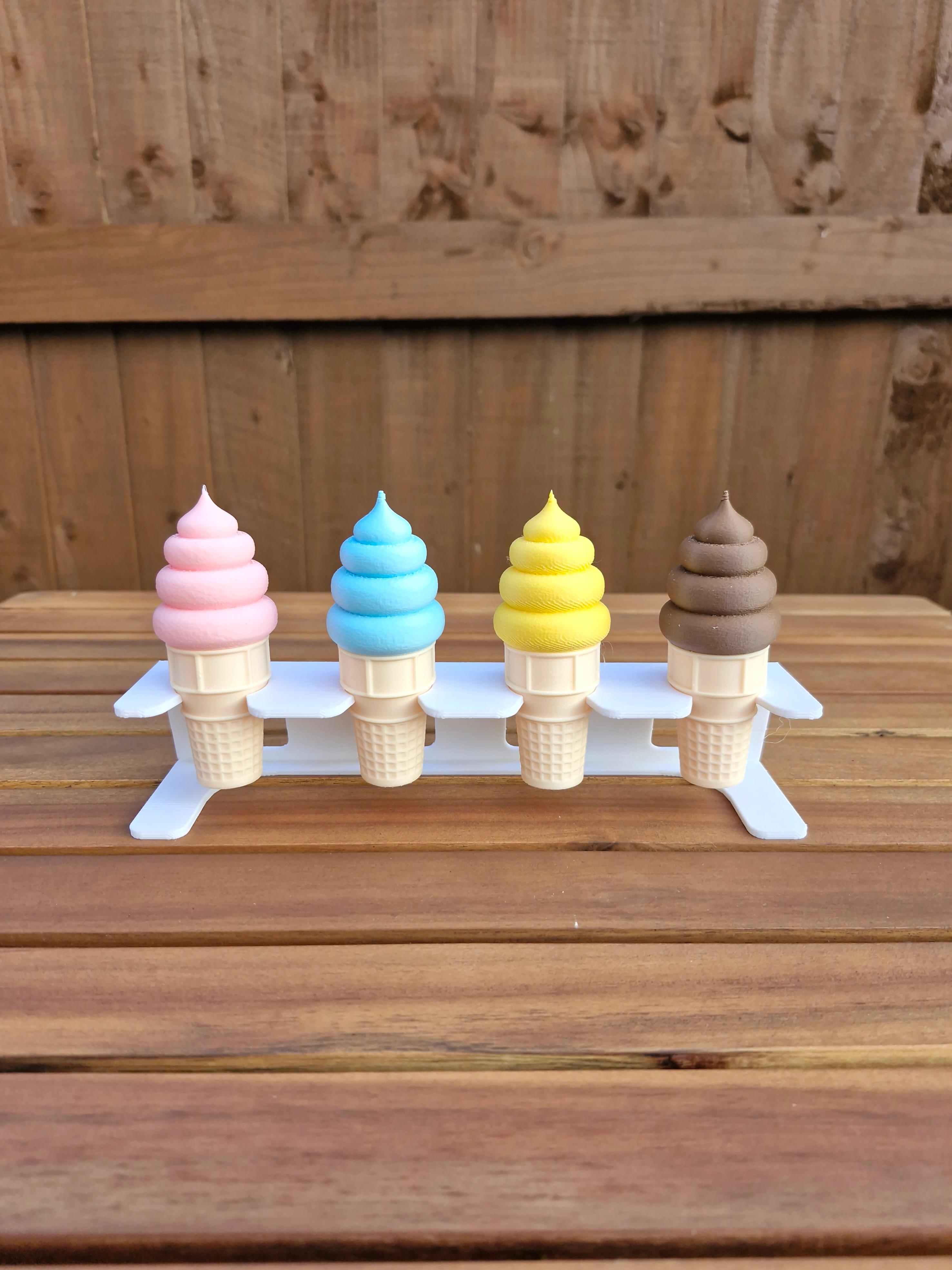 Ice Cream Cone Display 3d model