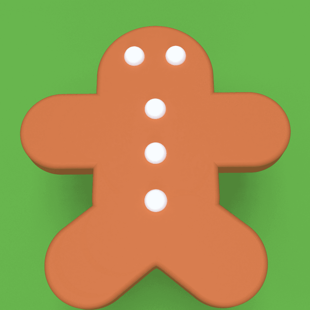 Gingerbread Man 🍪 3d model