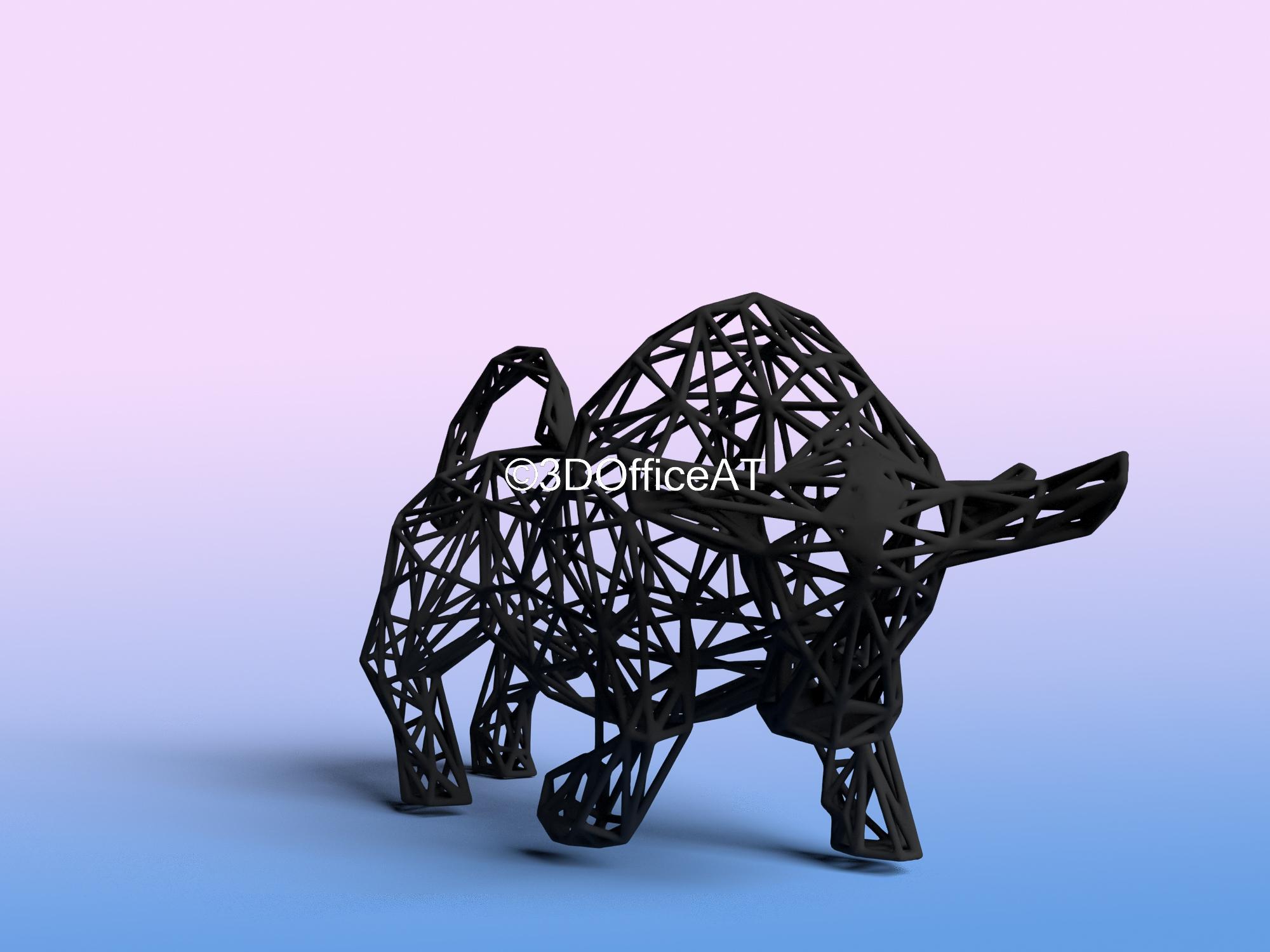 Bull🐂 3d model