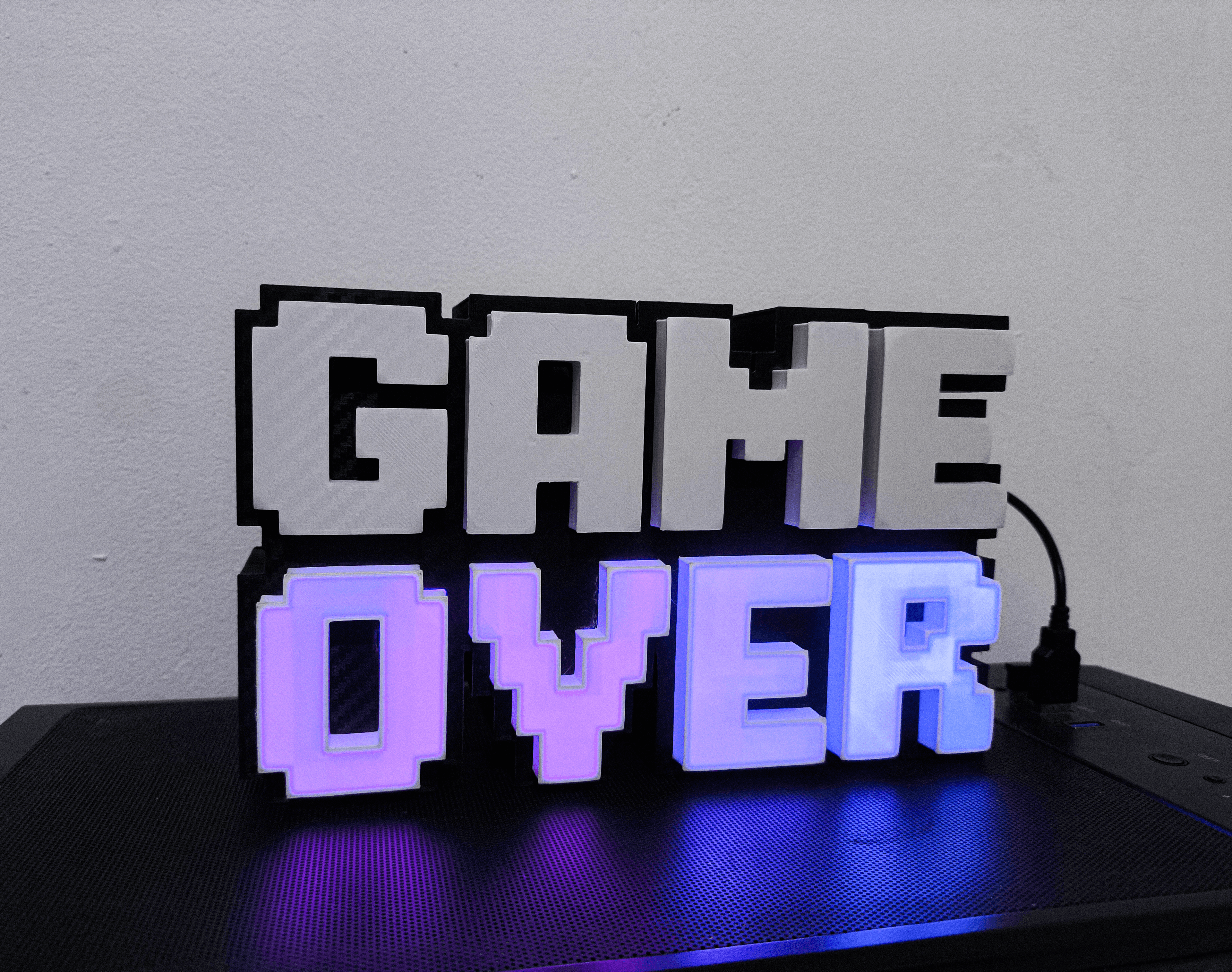 GAME OVER - LAMP_3D 3d model
