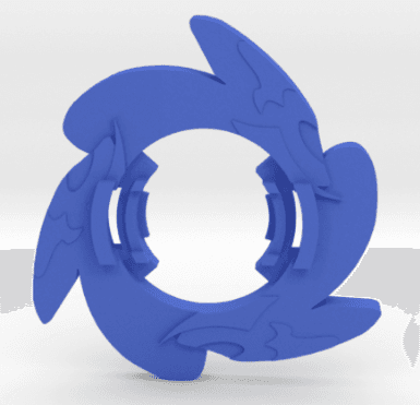 BEYBLADE CHAOS 0 GT | COMPLETE | SONIC THE HEDGEHOG SERIES 3d model