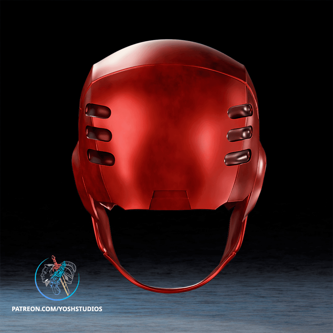 Modern Daredevil Helmet 3D Printer File STL 3d model