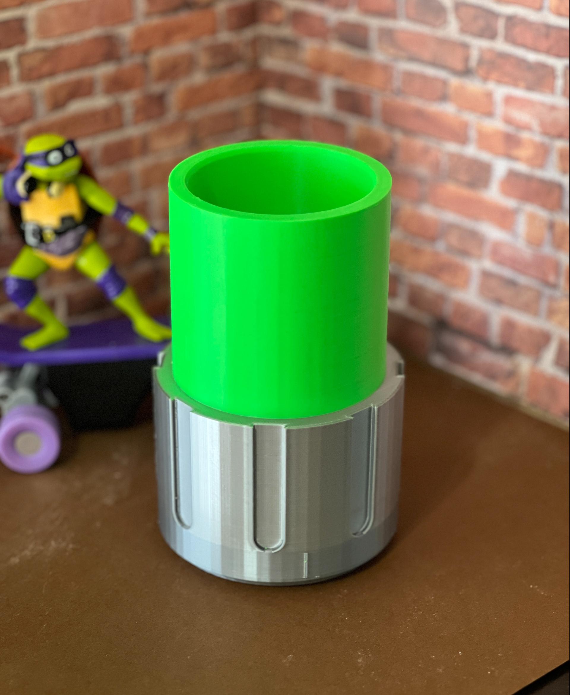 Secret of the Ooze 16 oz can cup 3d model