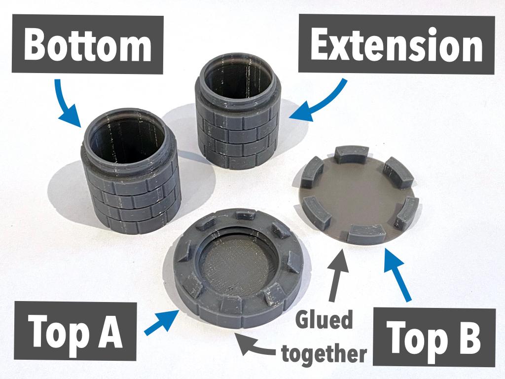 Expandable Tower Box (Multiple sizes available!) 3d model