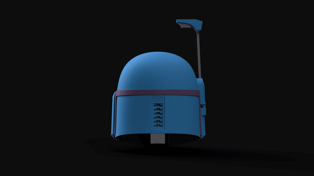 Deathwatch Helmet from The Mandalorian 3d model