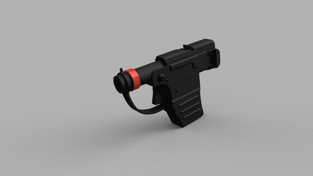 Mando Liberator Pistol From The Book of Boba Fett 3d model