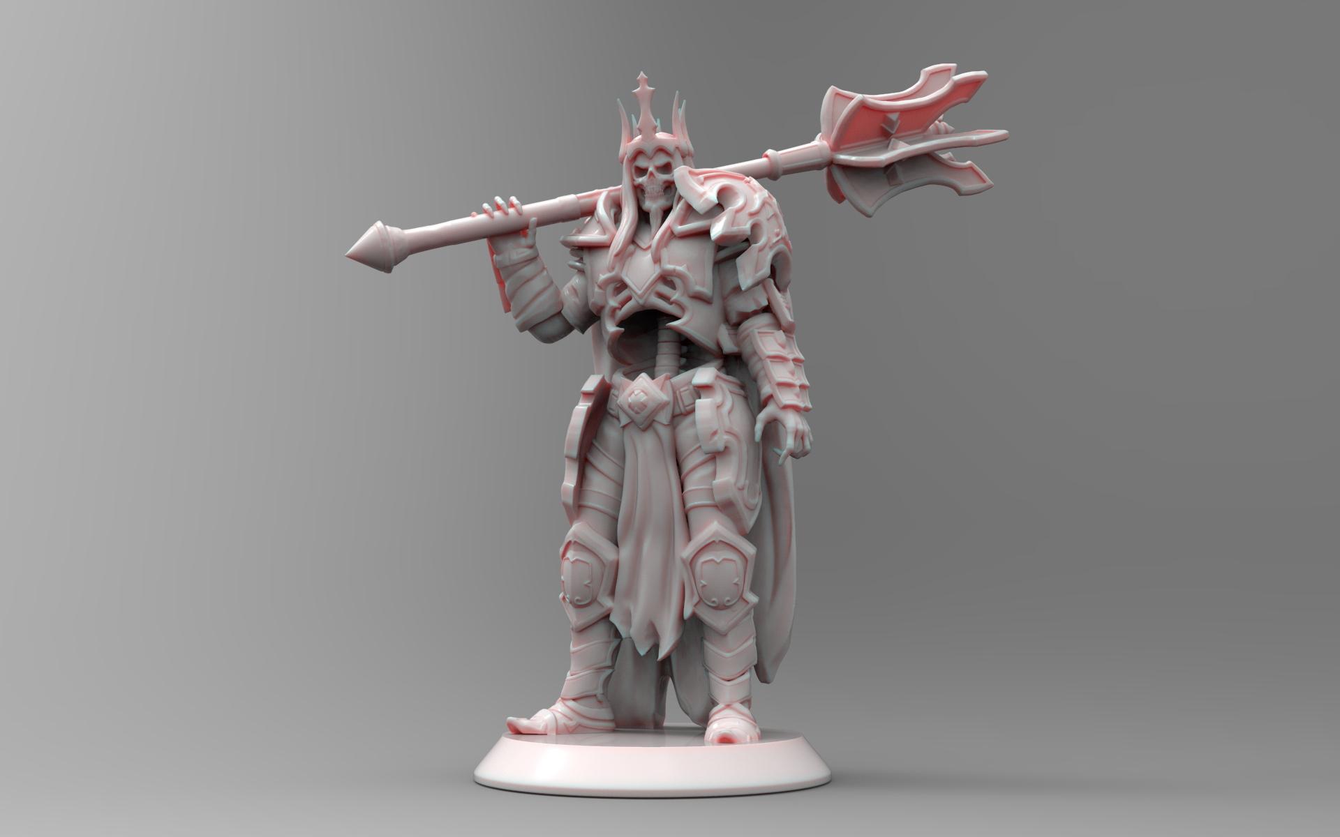 Leoric Figure - Diablo (Pre-Supported) 3d model