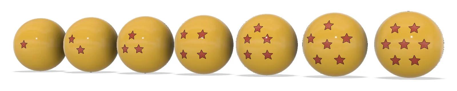 Dragon Balls (two color)  3d model