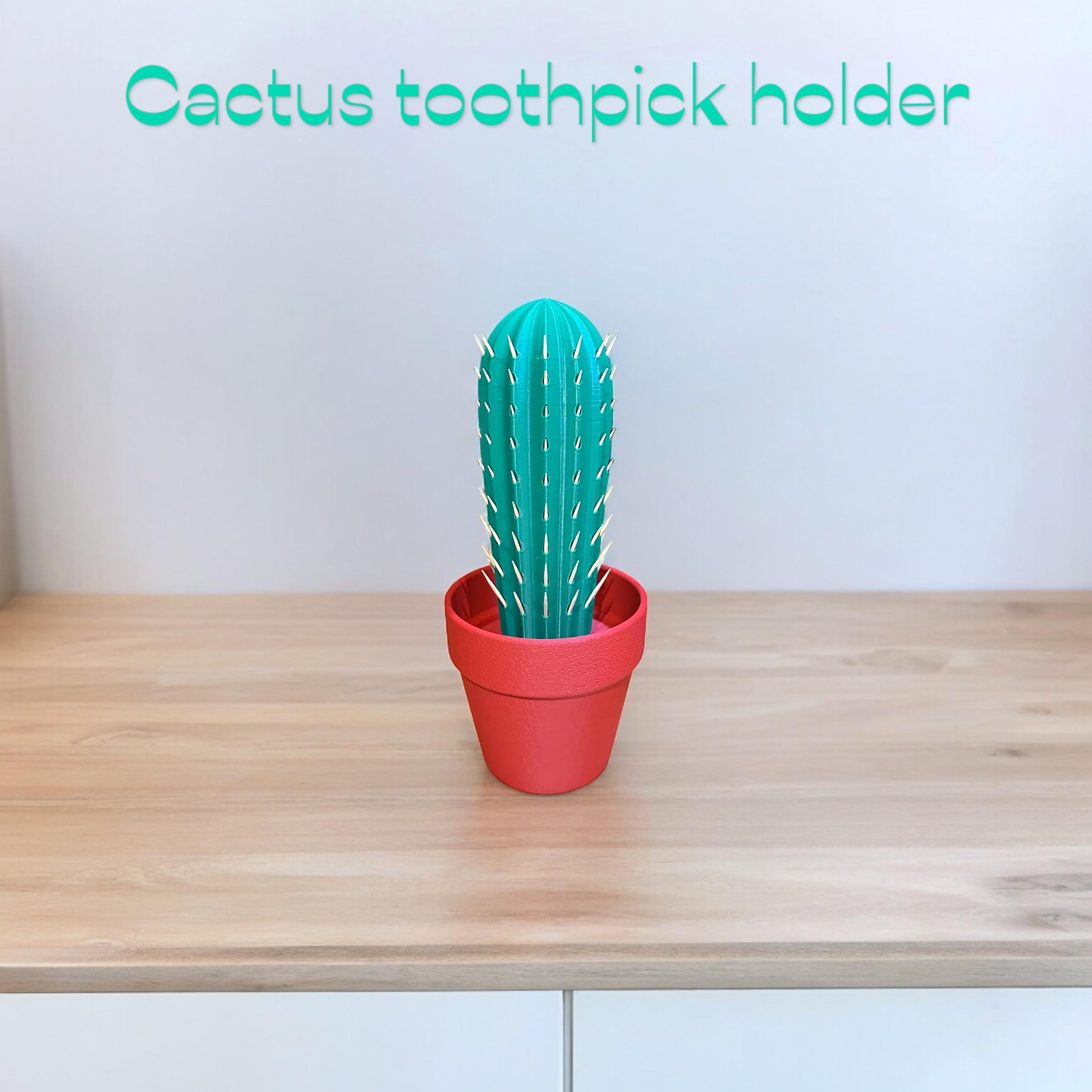 Cactus Toothpick holder 3d model