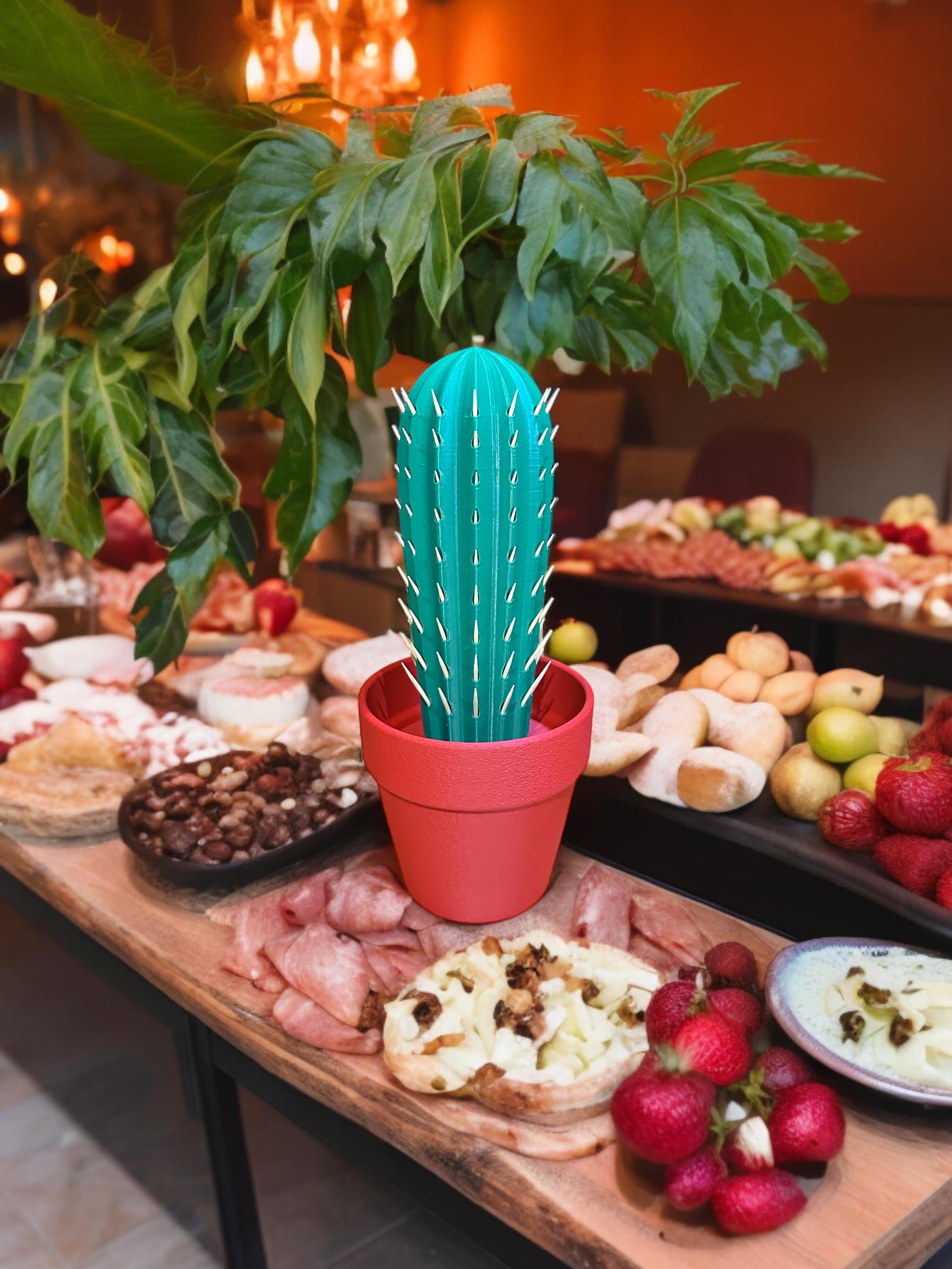 Cactus Toothpick holder 3d model