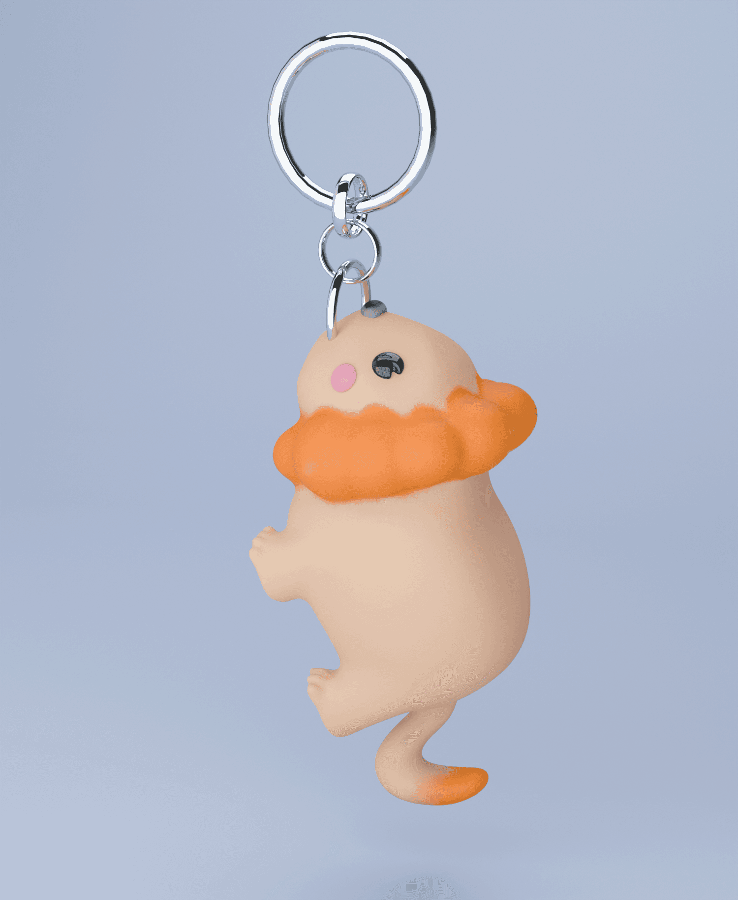 3D Lion Keychain (Limited Time Free) 3d model