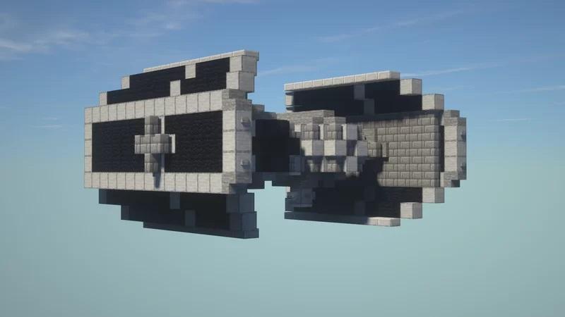 Minecraft TIE Bomber 3d model
