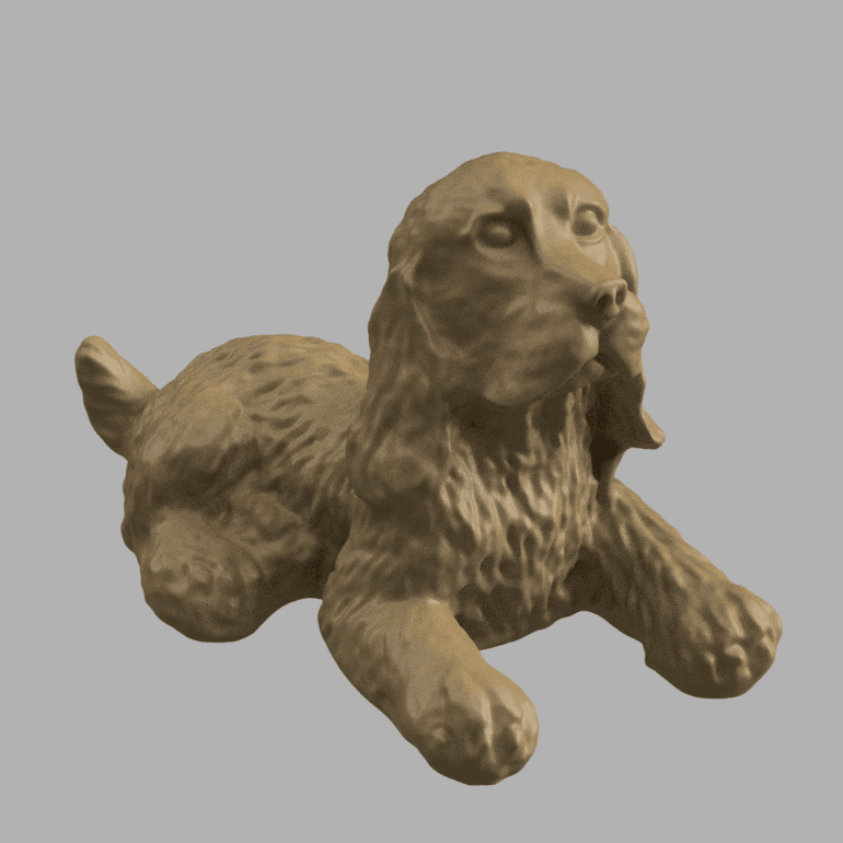 Cocker english spaniel 3d model