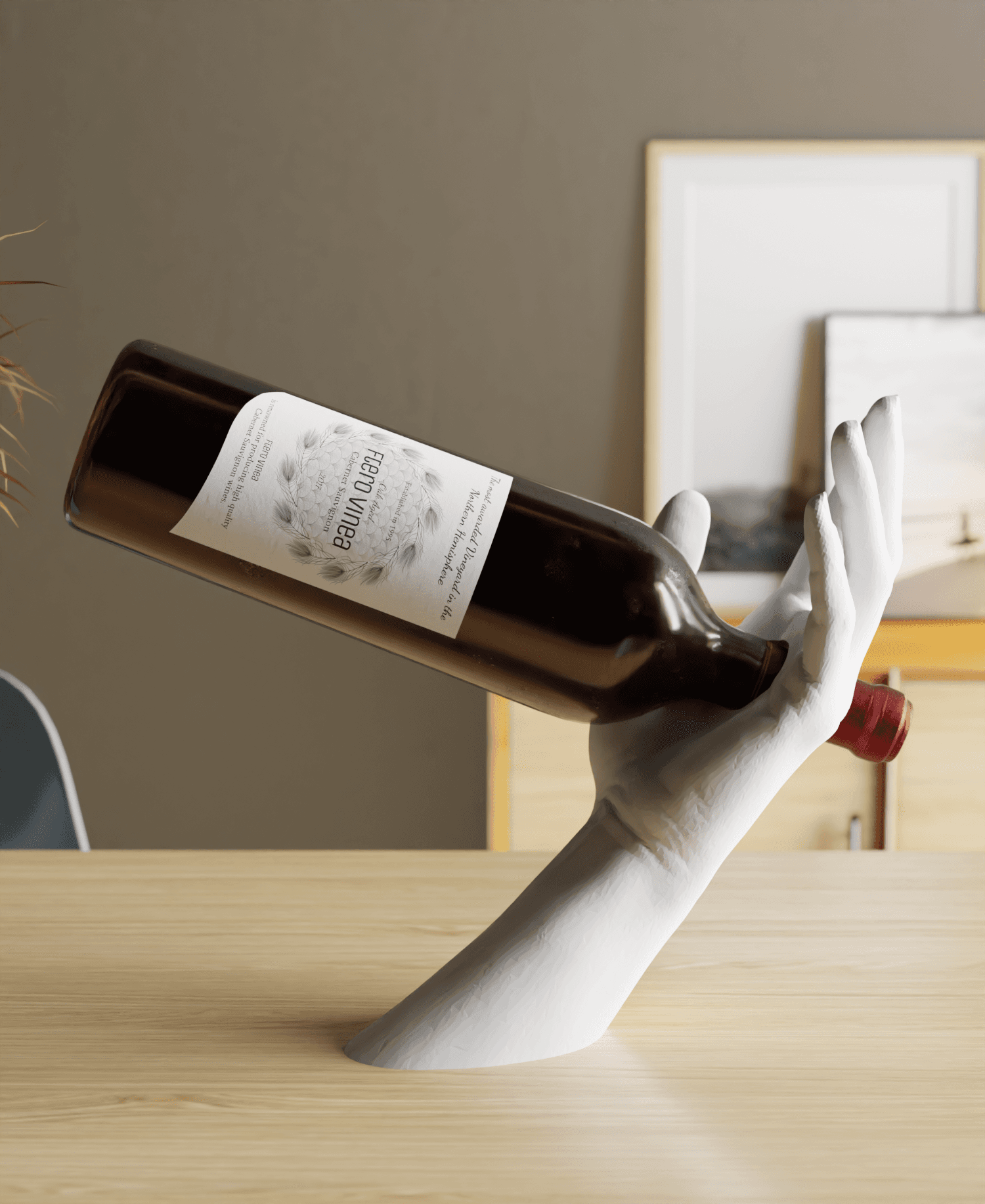VinoGrace Elegance Wine Holder smooth version  3d model